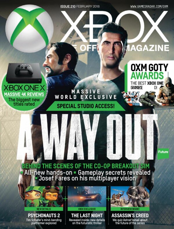 Official Xbox Magazine US   Issue 210 (February 2018) cover